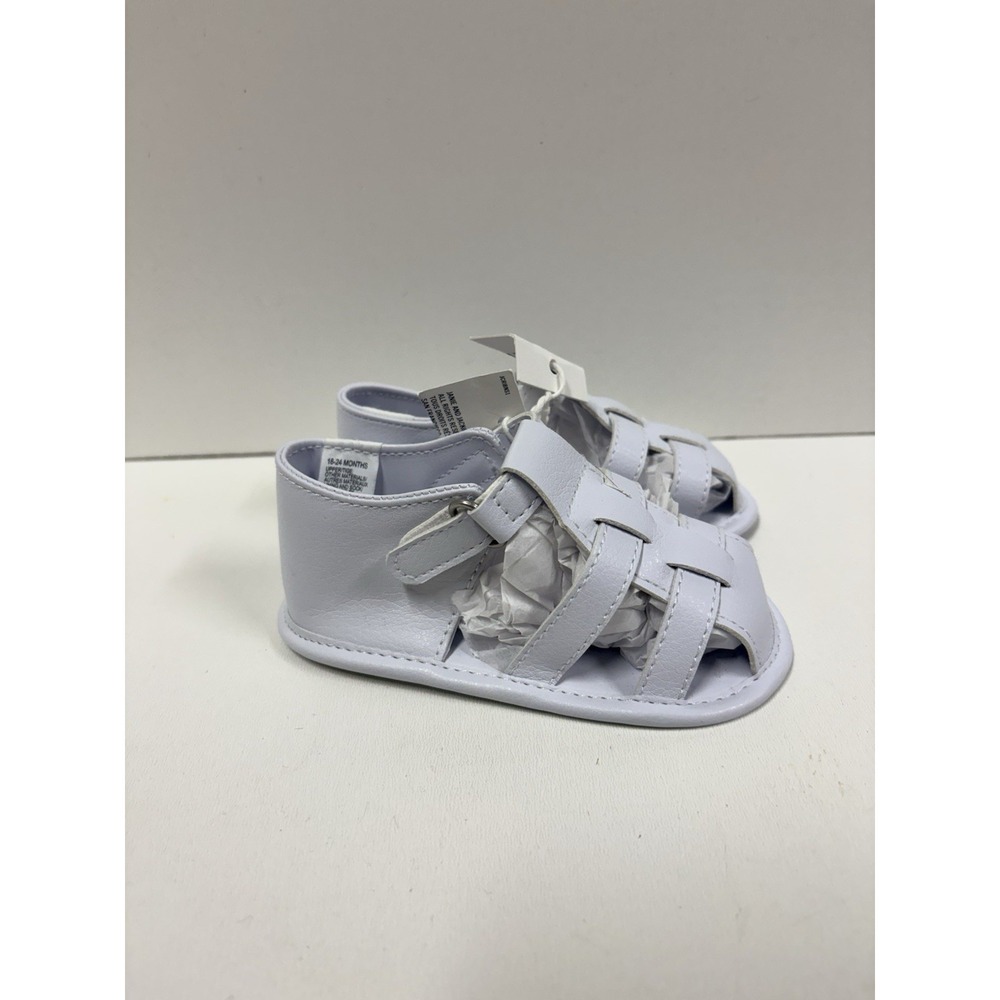 NWT - Janie and Jack Baby White Sandals 18-24m